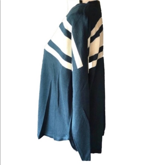 Canyon River Blues Blue Striped Hi Low Sweater NWT - Picture 4 of 7